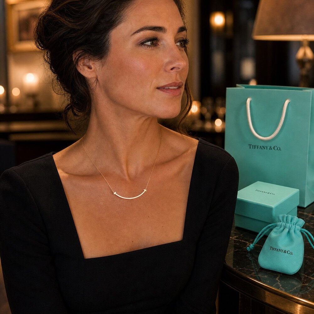 TIFFANY&CO Timeless Necklace Style 3 | New with Box - Picture 9 of 9